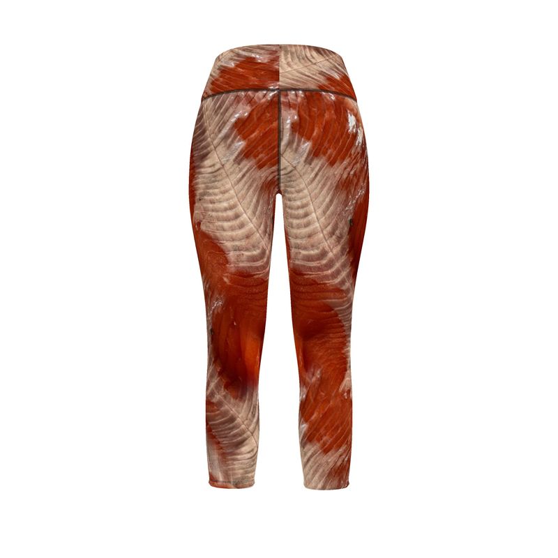 Alaska Sockeye Salmon Flesh Sports Leggins