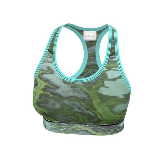 Cook Inlet Alaska Sports Bra