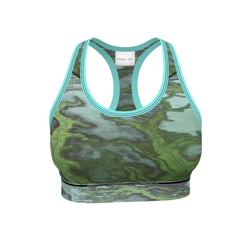 Cook Inlet Alaska Sports Bra