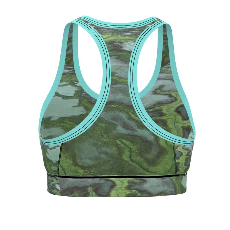 Cook Inlet Alaska Sports Bra