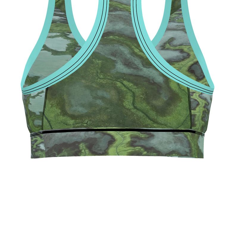 Cook Inlet Alaska Sports Bra