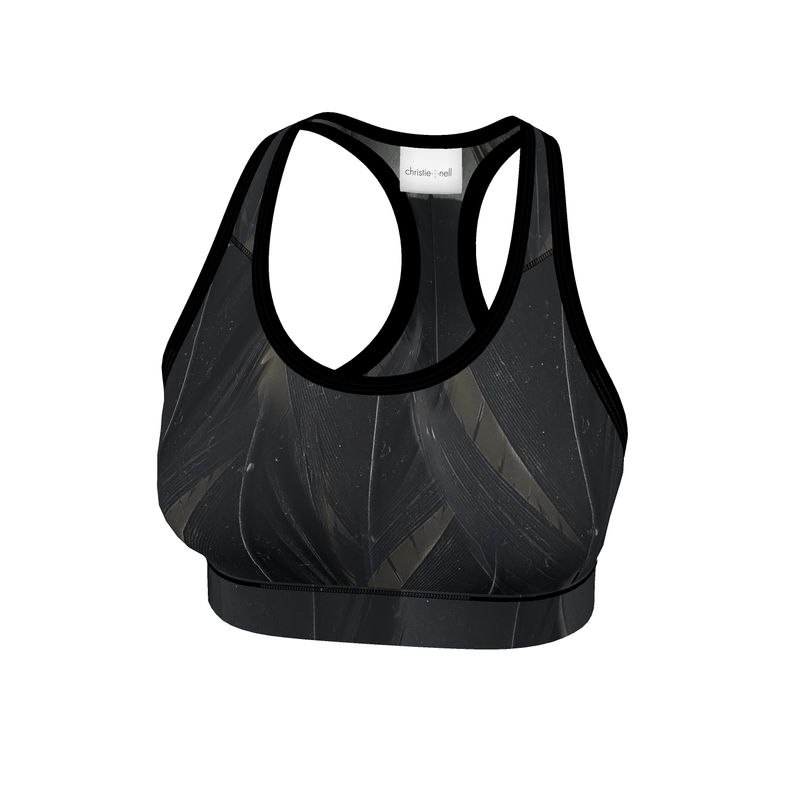 Dusky Blue Grouse Sports Bra