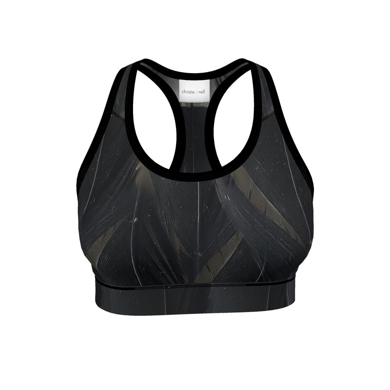 Dusky Blue Grouse Sports Bra