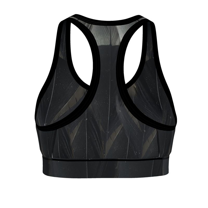 Dusky Blue Grouse Sports Bra