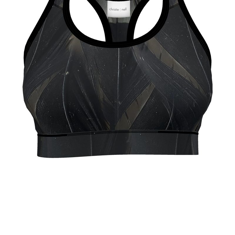 Dusky Blue Grouse Sports Bra