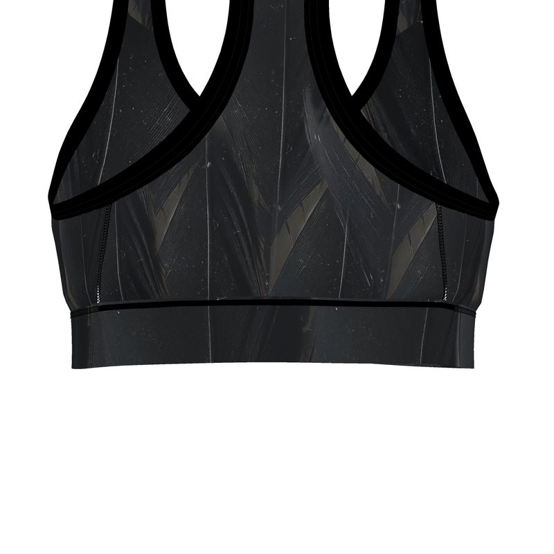 Dusky Blue Grouse Sports Bra