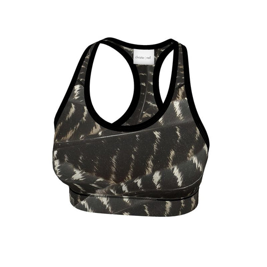 Wild Turkey Feather Sports Bra