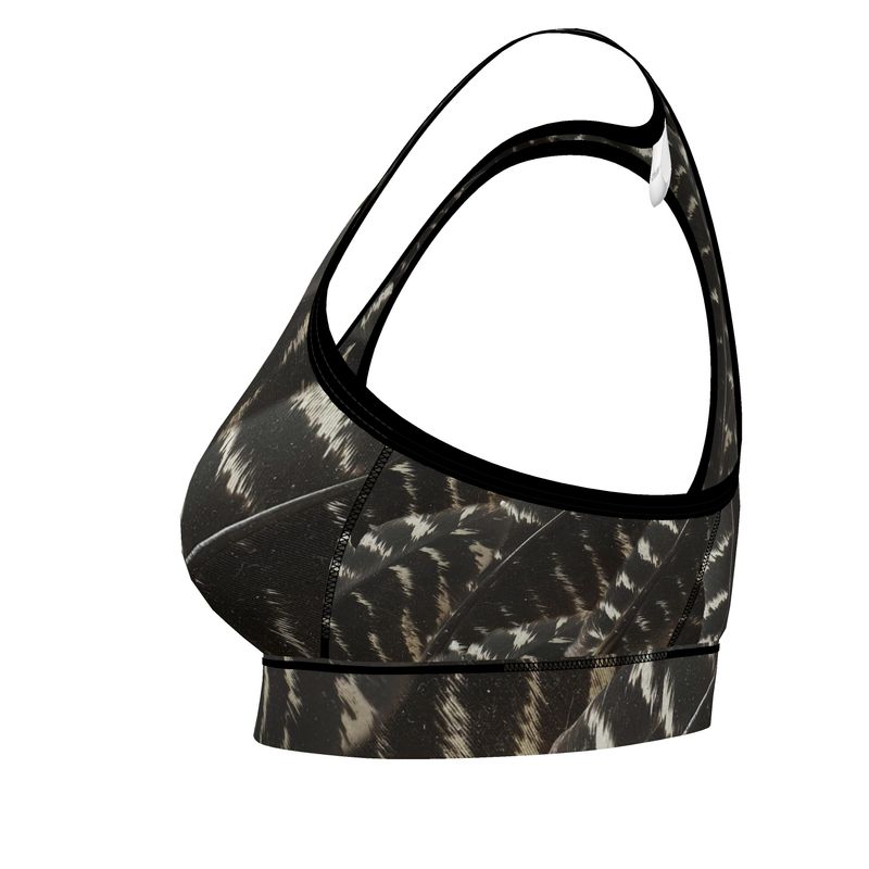 Wild Turkey Feather Sports Bra