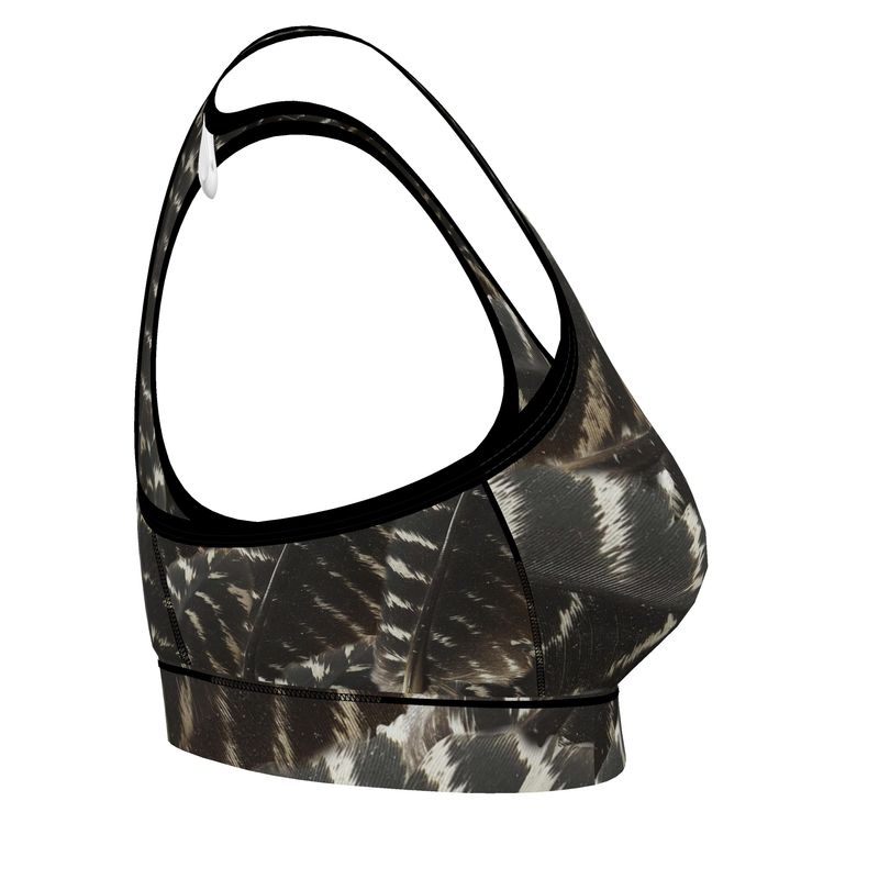 Wild Turkey Feather Sports Bra