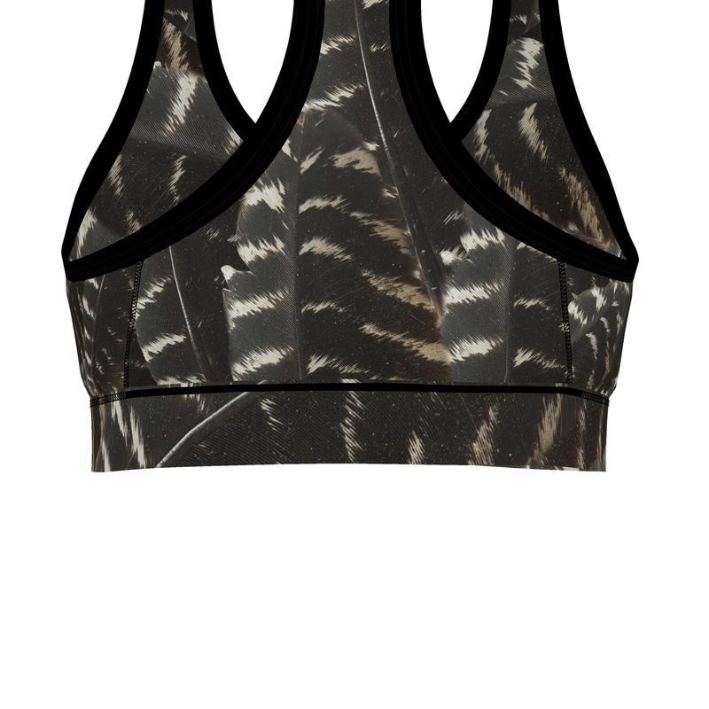 Wild Turkey Feather Sports Bra