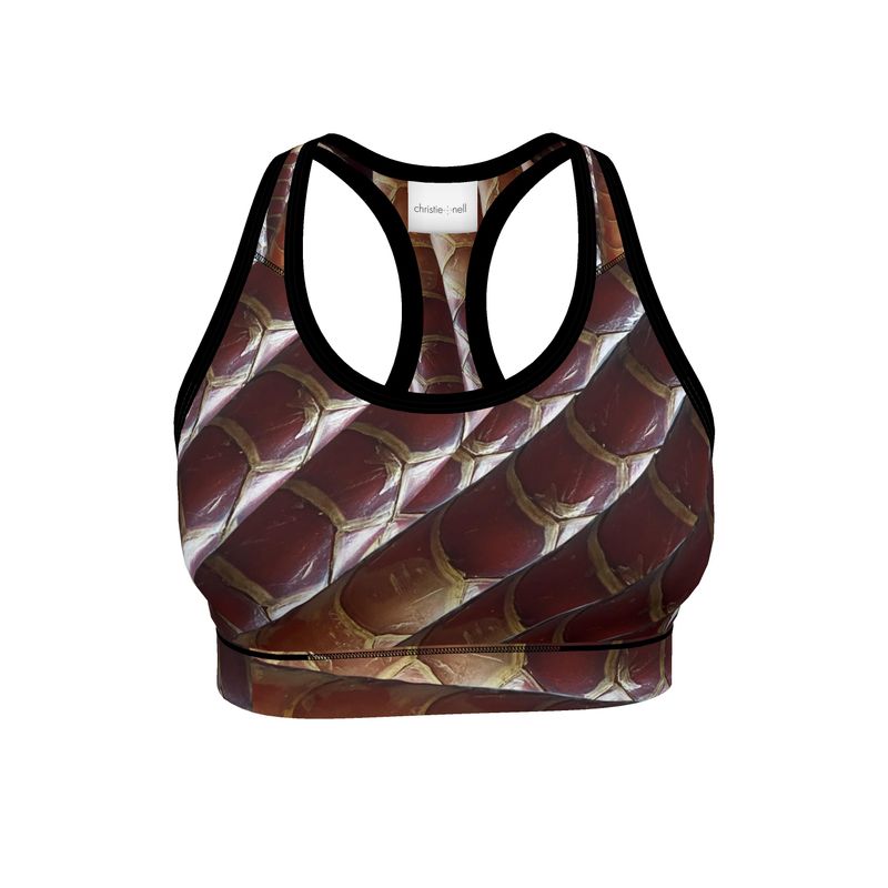 Wild Turkey Leg Sports Bra