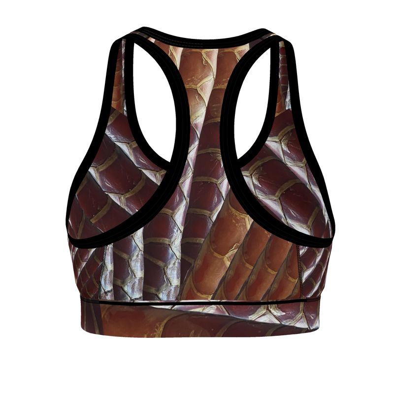 Wild Turkey Leg Sports Bra