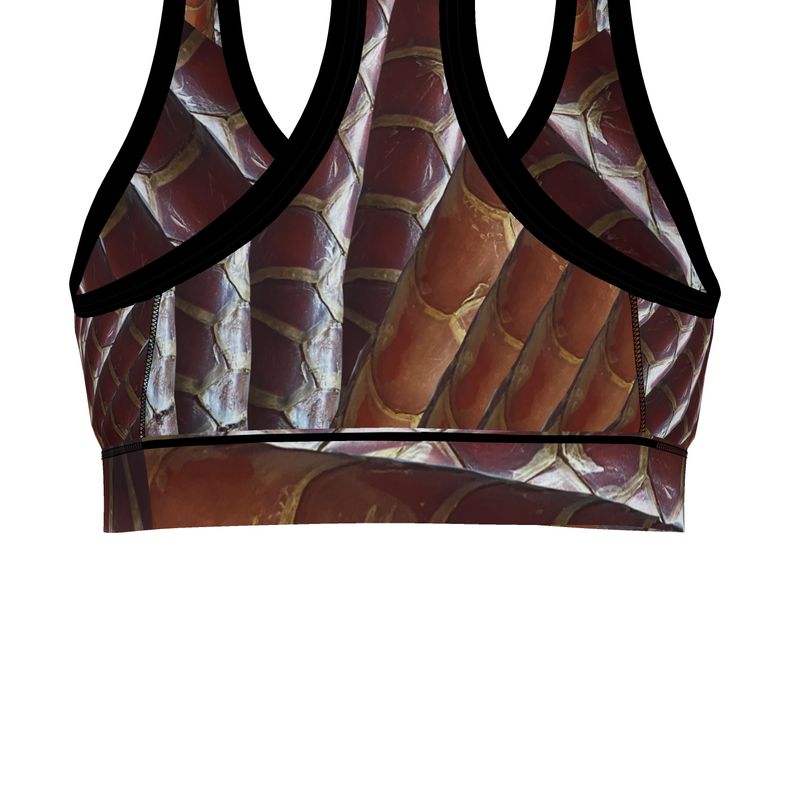 Wild Turkey Leg Sports Bra