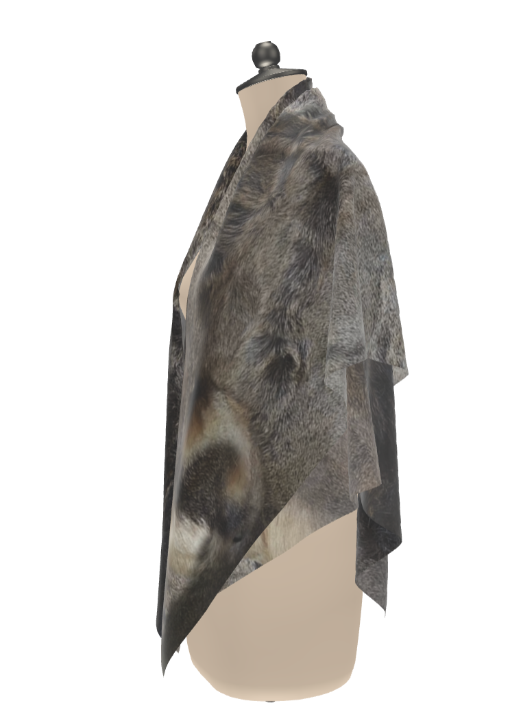 Moonlight Elk Silk Scarf