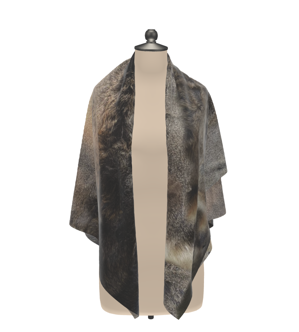 Moonlight Elk Silk Scarf