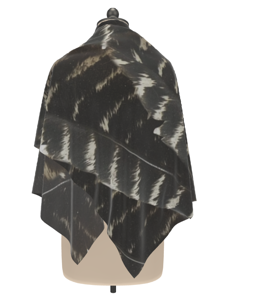 Wild Turkey Feather Silk Scarf